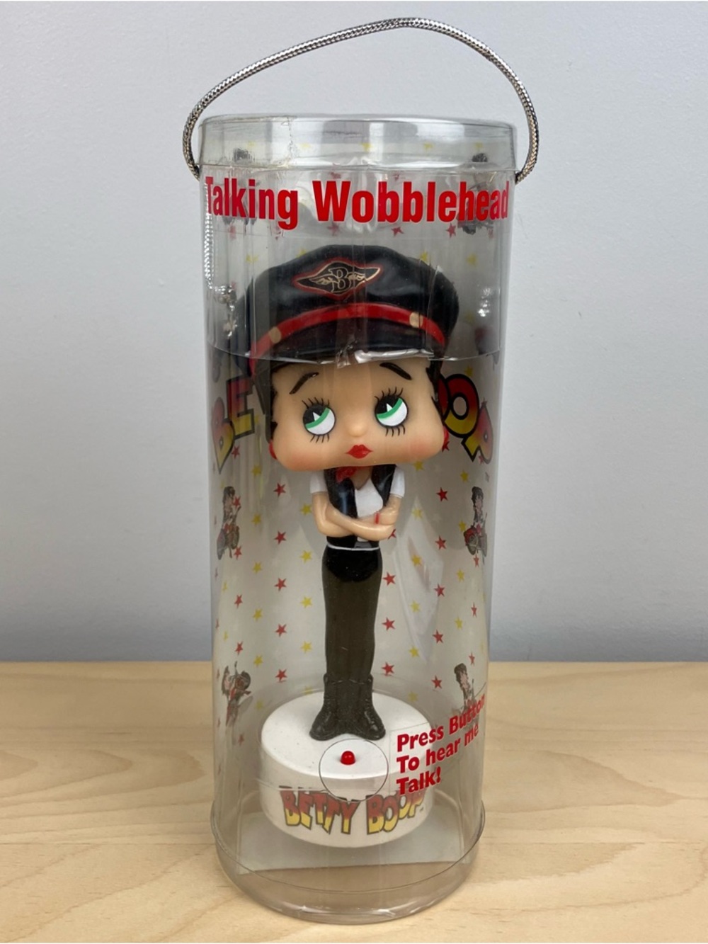 Vintage Precious Kids 2003 Betty Boop Talking Wobblehead Figurine Decoration
